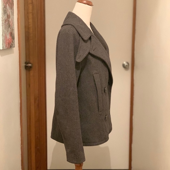 GAP Recycled Wool Grey Coat - Picture 4 of 11